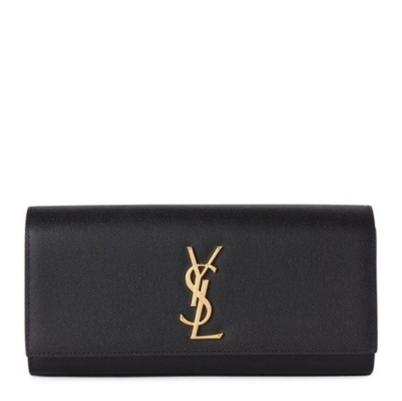 Saint Laurent Handbags - YSL Cassandre black clutch